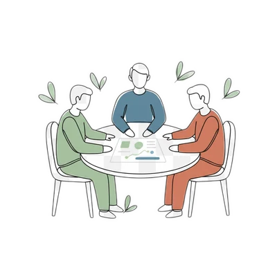 Ilustração de Quero dar o primeiro passo